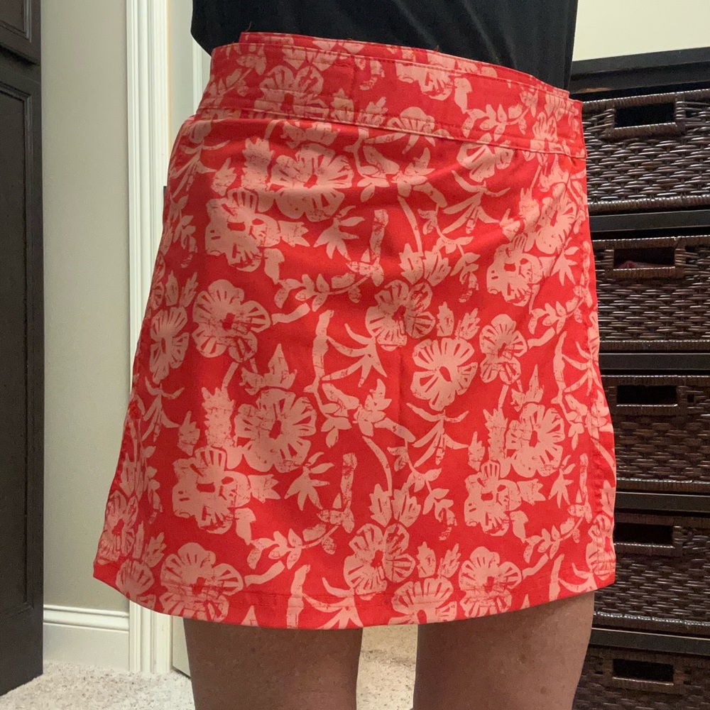Rip skirt brand Floral Red Skirt